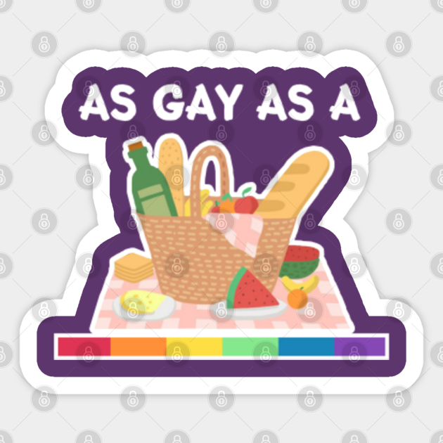 As Gay As A Picnic Basket The Golden Girls Sticker TeePublic